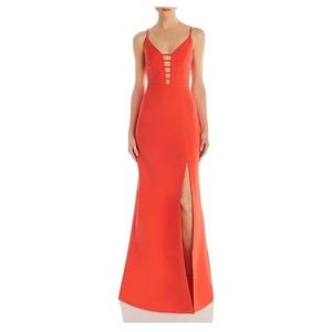 Bcbgmaxazria Sexy Crepe Cage Gown